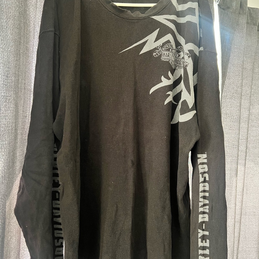 Harley Davidson long sleeve fleece,